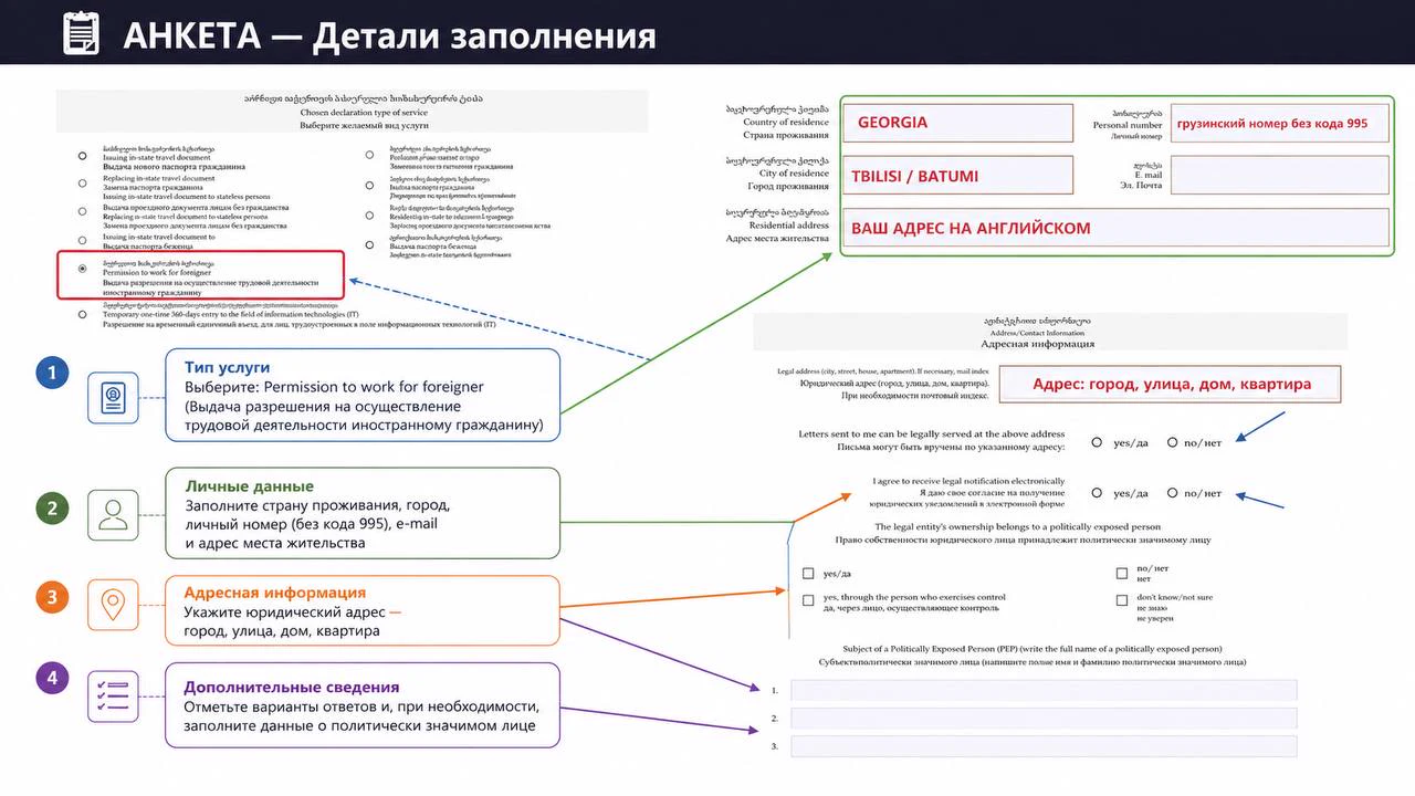 Пример анкеты